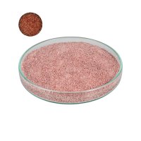 Imitation Stone for Inlay Work, Granules, Rust-red