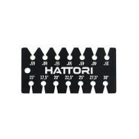 Calibre para medición de ángulos Hattori para escoplos y cuchillas para cepillo
