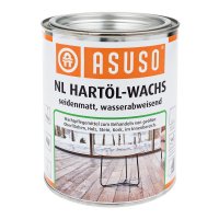 Aceite sólido-cera ASUSO Aceite sólido-cera ASUSO NL, hidrófugo, mate sedoso, 750 ml