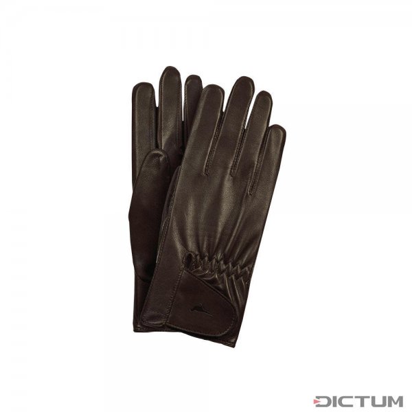 Laksen Ladies Gloves »Paris«, Dark Brown, Size 8