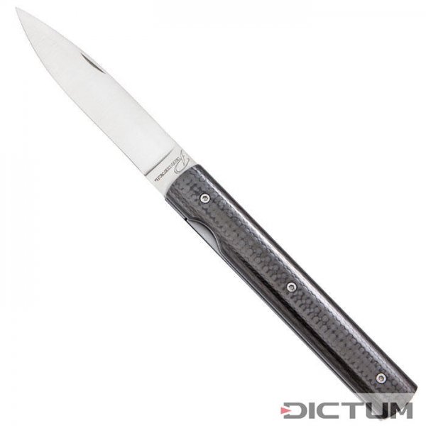 Cuchillo plegable Le Français, fibra de carbono