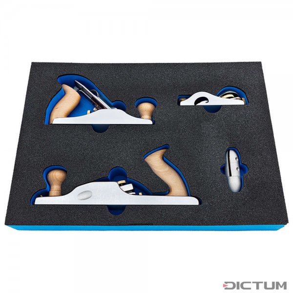 DICTUM工具模块 刨床，适用于左手用户，SK-4钢，3件式。