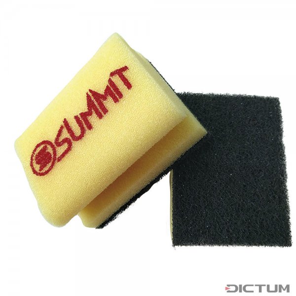 Summit 打磨/抛光垫，粗糙/黑色