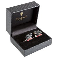 Cuff Links »Black Cuff Links »Black Labrador«