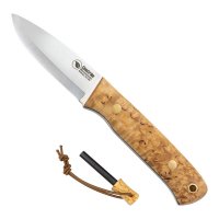Outdoorový nůž Casström Woodsman, kudrnatá bříza