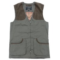 Purdey Men's Purdey Men's Shooting Vest, Khaki, Size M
