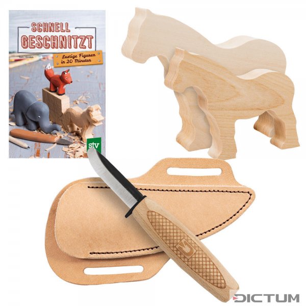 DICTUM Kinder-Schnitz-Set, 5-teilig