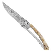 Cuchillo plegable de acero de Damasco Le Thiers
