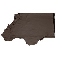 Skóra bydlęca garbowana z Skóra bydlęca garbowana z użyciem oliwek, połowa, czarny brąz, 2,8-3,0 m²