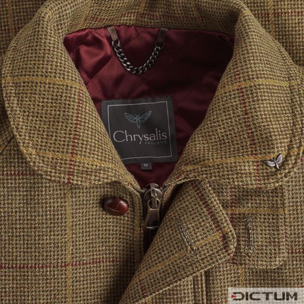 Chrysalis Chiltern Grey Herringbone Tweed Field Coat - Grey Herringbone /  Small