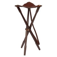 Laksen Tripod Leather/Teak, 80 cm