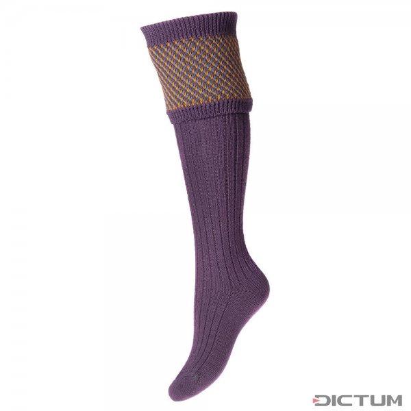 Calcetines de caza House of Cheviot LADY TAYSIDE, thistle, talla S (36-38)