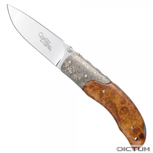 Viper Folding Knife Quality, Amboina Burr Wood