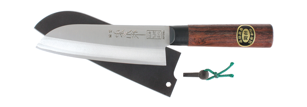 Saku Hocho, with Sheath, Santoku, All-purpose Knife