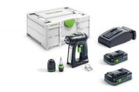 Festool Perceuse-visseuse sans fil C 18 HPC 4,0 I-Plus