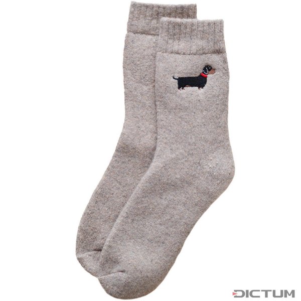 Dog Lover Socks, Dachshund Motif