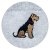 light grey (motif: Welsh Terrier)