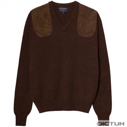 Purdey Damen-Schießpullover, braun, Größe 38