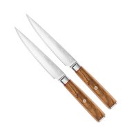 DICTUM Steak- und DICTUM Steak- und Tafelmesser »Olive«, Satz, 2-teilig
