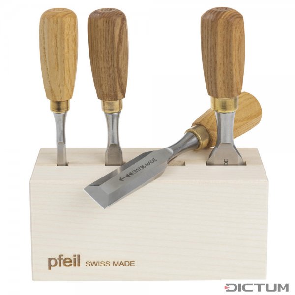 Pfeil Mini Chisels, 4-Piece Set