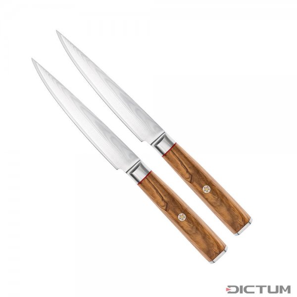 DICTUM »Olive« Steak and Table Knives, 2-piece Set