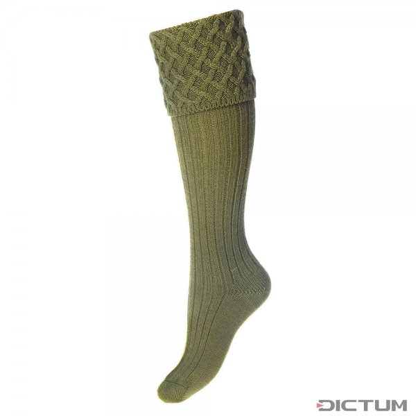 House of Cheviot »Lady Rannoch« Ladies Shooting Socks, Moss, Size S (36-38)