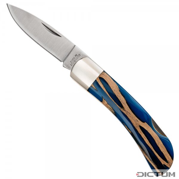 Cuchillo plegable Stoneworks, cactus, azul