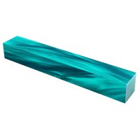 Acrylic Pen Blank, Turquoise Pearl