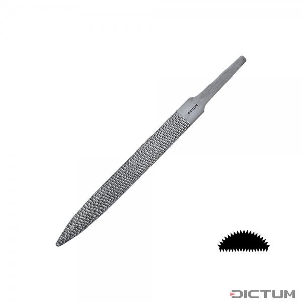 Tarnik precyzyjny DICTUM półokrągły, nacięcie 5, długość nacięcia 150 mm