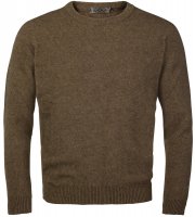 Herrenpullover Herrenpullover Merino-Possum, Braun-Melange, Größe M