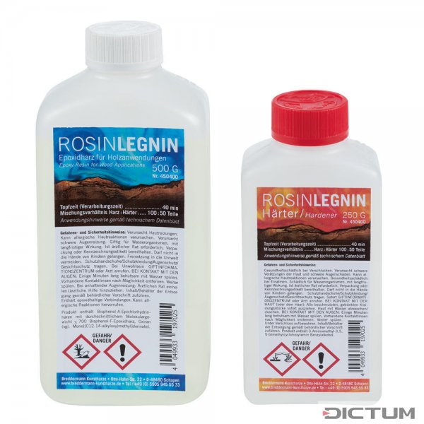 RosinLegnin Epoxidharzsystem für Holzanwendungen, 750 g
