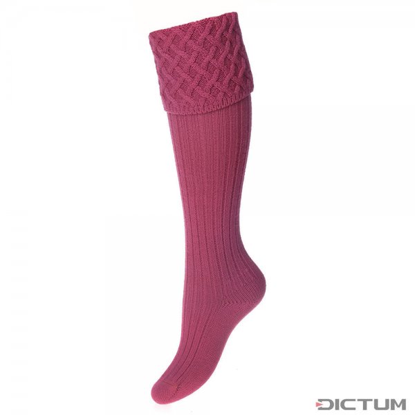 House of Cheviot »Lady Rannoch« Ladies Shooting Socks, Dusty Pink, S (36-38)