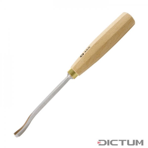 DICTUM Carving Tool, V-Parting Tool, Short Bent 44/6 mm