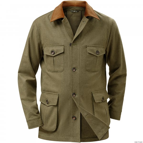 »Ernest« Men's Loden Field Jacket, Mud, Size 54