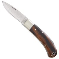 Hiro Suminagashi Folding Knife, Desert Iron Wood