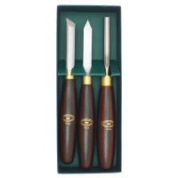 Crown Pen Turning Tools, Rosewood Handle, 3-Piece Set