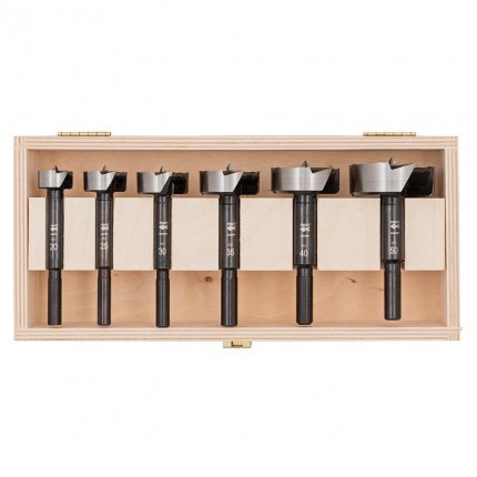 Fisch Wave Cutter Evolution Forstner, 6-Piece Set