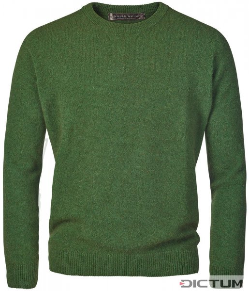 Possum Merino Men’s Sweater, Green Melange, Size XXL