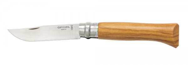 Opinel Folding Knife, Olive, No. 8