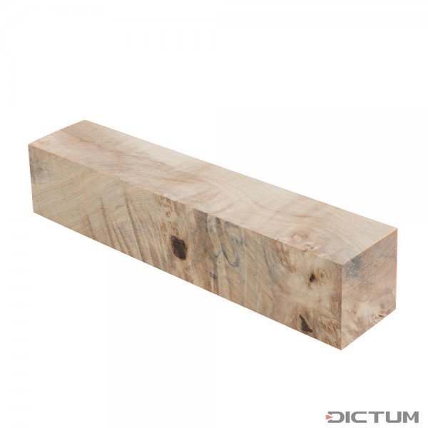 Каштан втулочно-точеный, стабили., заготовка для ручки, 140 x 22 x 22 мм