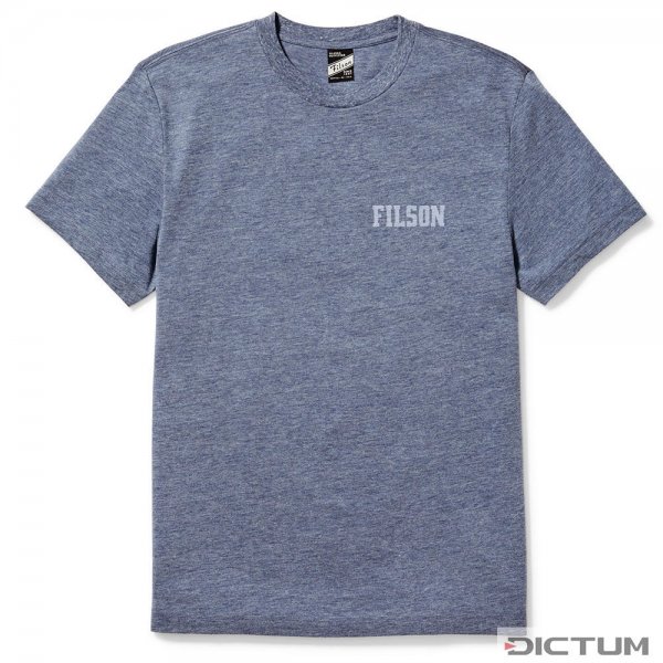 Filson Buckshot T-shirt, Light Blue Heather, L