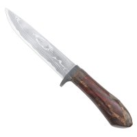 Couteau de chasse Saji, manche en écorce de cerisier