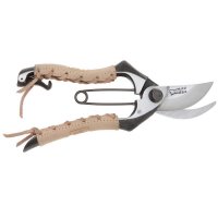 Pruning Shears with Pruning Shears with Leather Wrapping