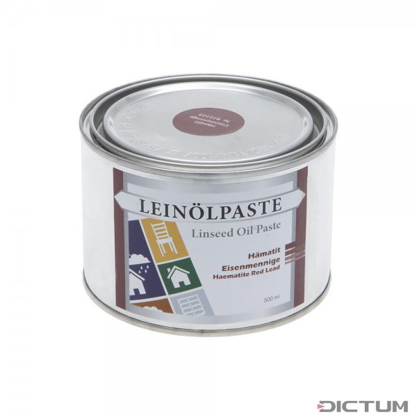 Pasta a base di olio di lino »Ematite ferrosa«