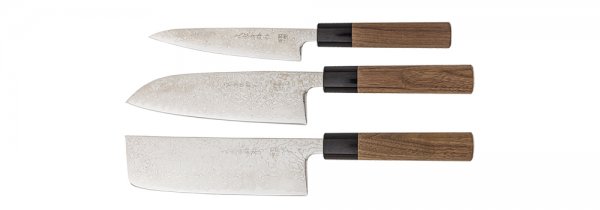 Set di coltelli Hokiyama Hocho »Black Edition«, 3 pezzi