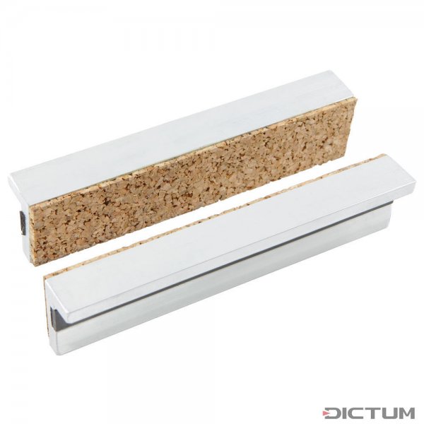 York Magnetic Protective Jaws, 100 mm, Aluminium with Cork Padding