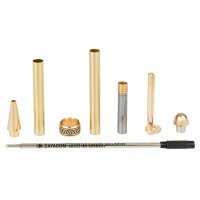 Kit di montaggio per penna a sfera, oro, 5 pezzi