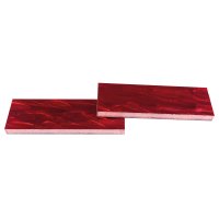 Acrylic Handle Scales, Pair, Ruby Pearl