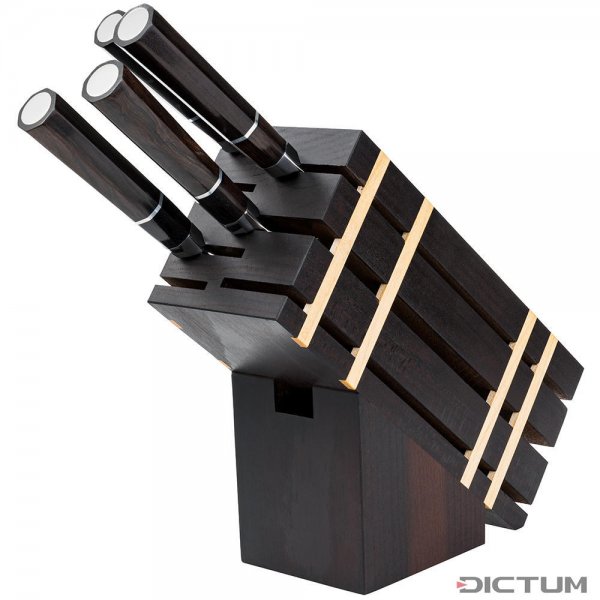 DICTUM Messerserie »Ebenholz«, Set, 5-teilig