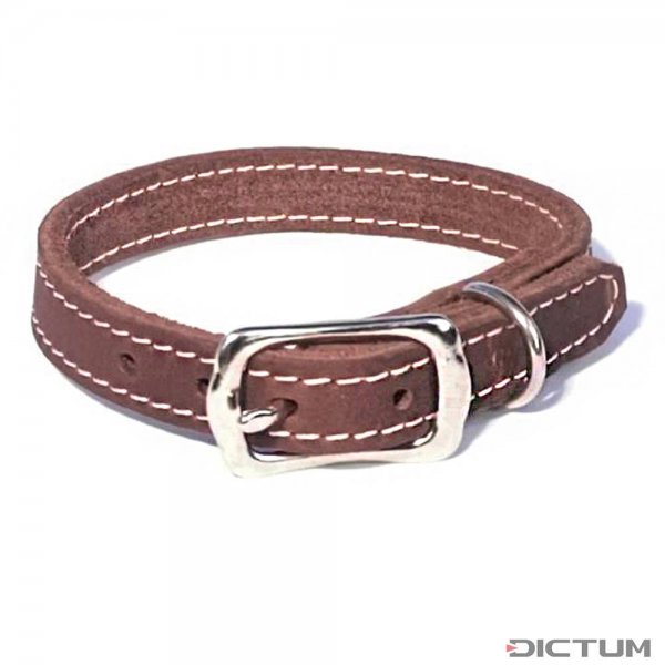 Collar para perro Bolleband Classic 15 mm, marrón, S